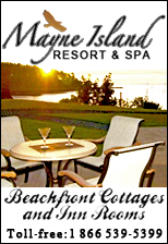Mayne Island Resort accommodations